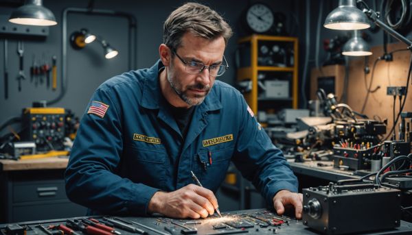 Portrait d'un expert technique passionné par son métier
